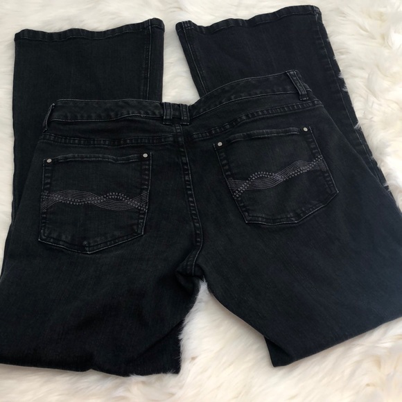 white house black market black denim jeans 8S - Picture 3 of 6